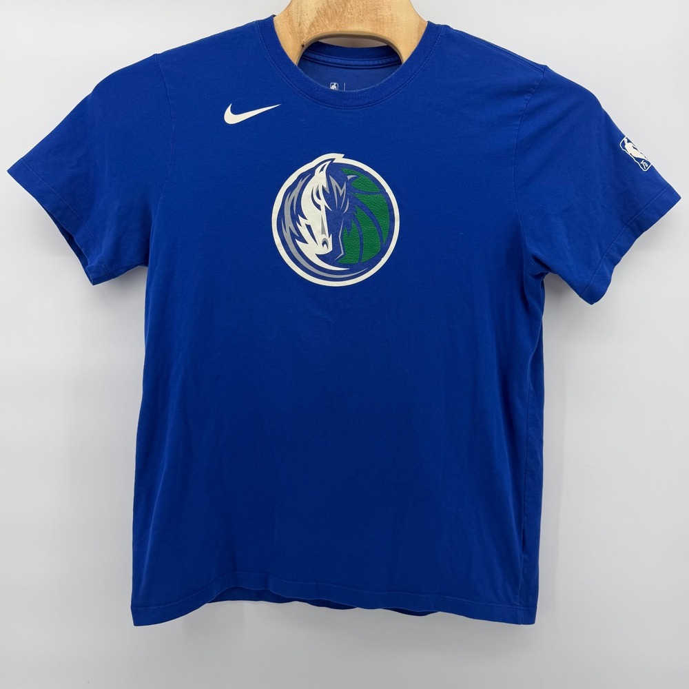 Nike Dallas Mavericks T-Shirt Mens Large Blue NBA Dri-FIT SP220121VKT